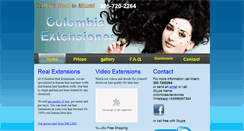 Desktop Screenshot of colombiahair.com